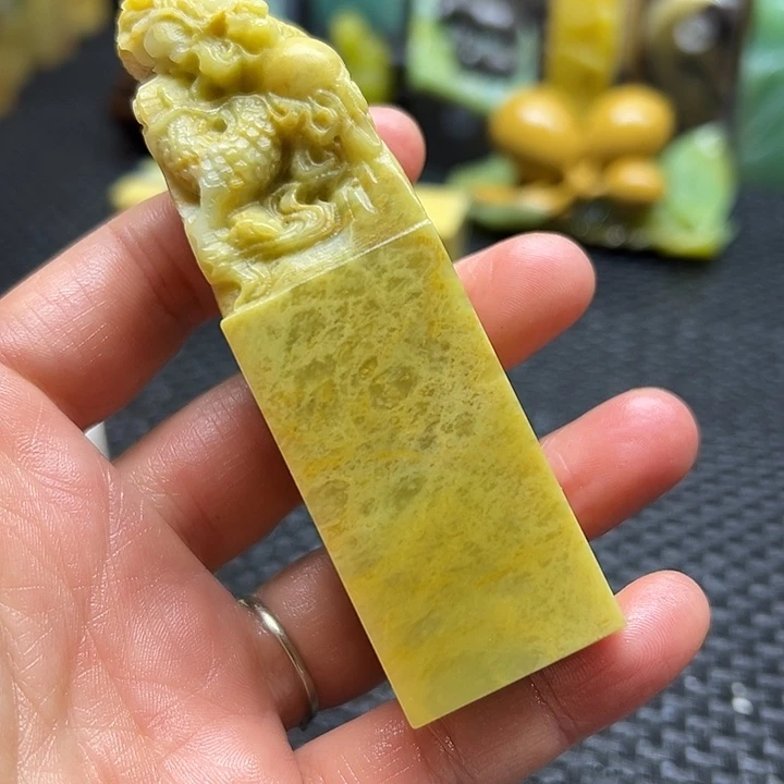 百***果青田石印章石印章石