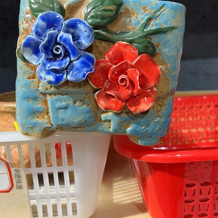 瓷片花盆多肉艺术品系列