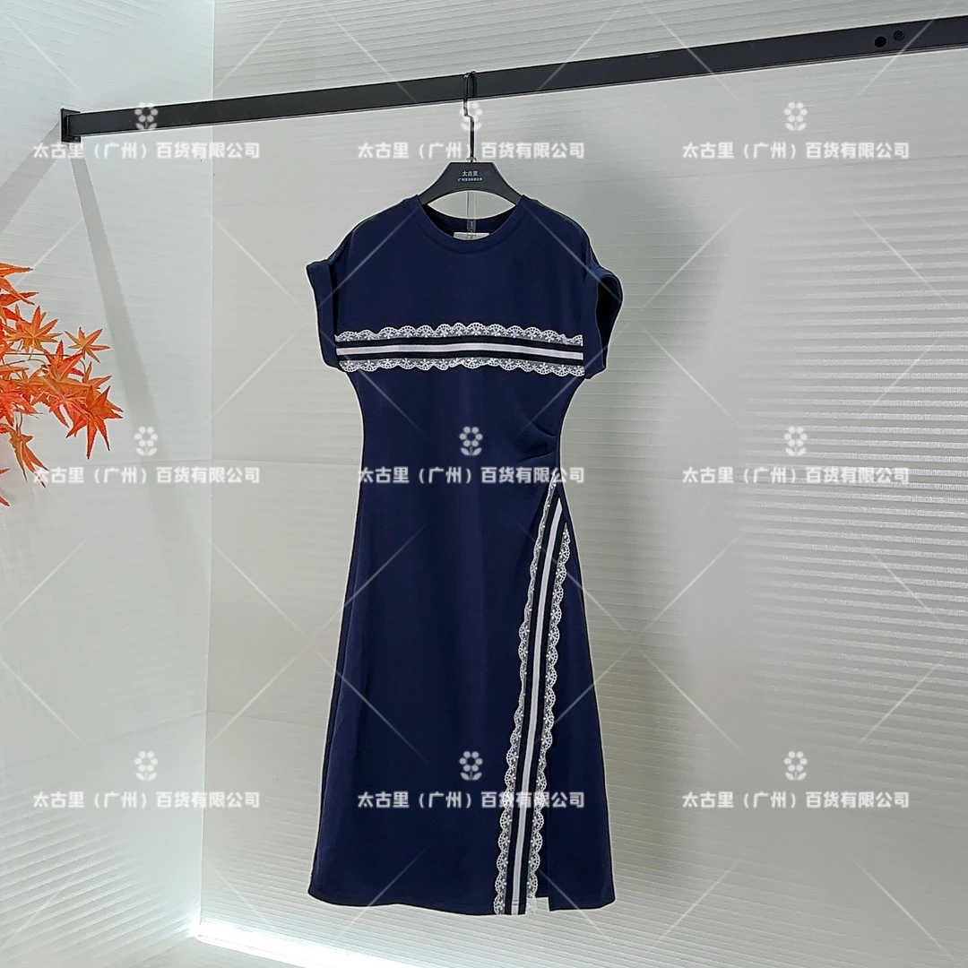 不规则休闲开叉减龄修身显瘦连衣裙JC-A1815