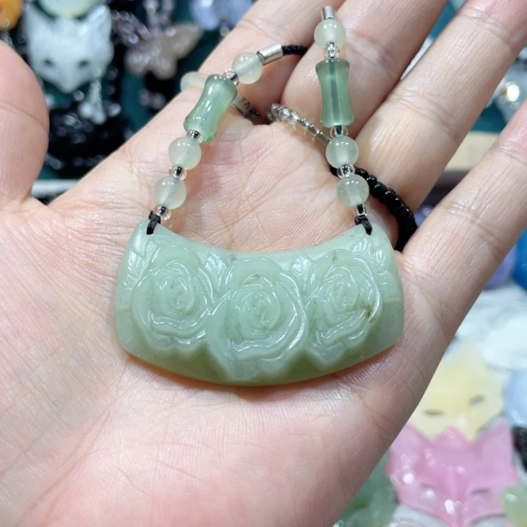 【闪购商品】未镶嵌岫玉颈饰51吊坠