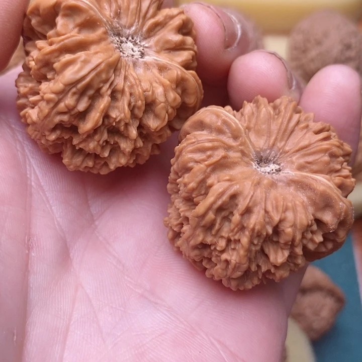 把件文玩核桃39全品大凹底137走色忒好