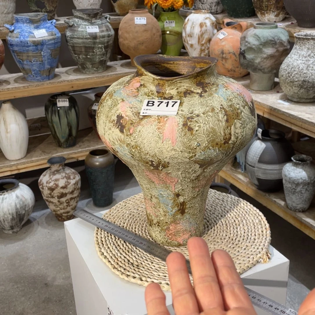 摆件一**蓝景德镇陶瓷花瓶花器