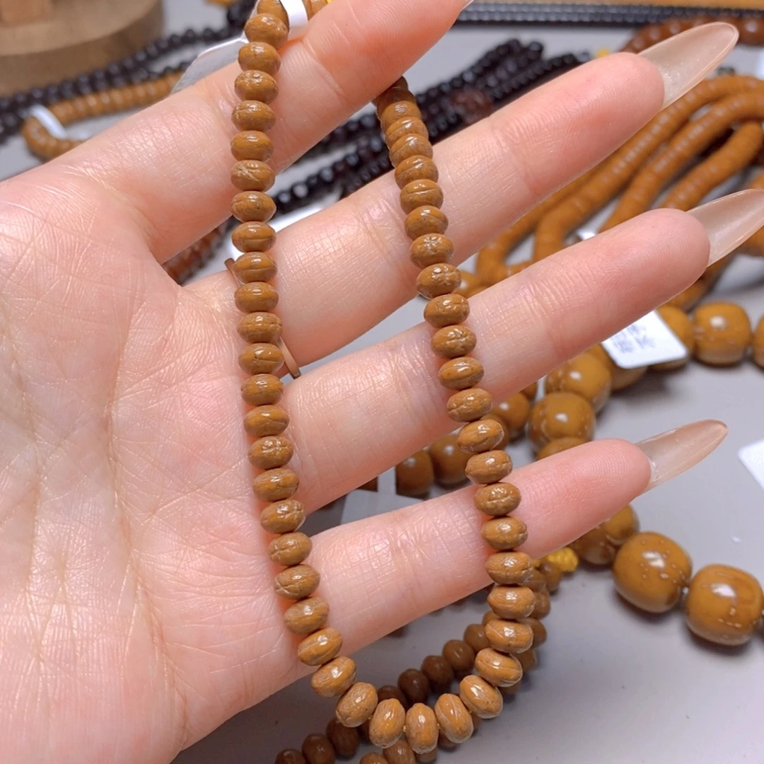 紫金鼠手串6.鼠尖料雕刻小凤眼手持6.0