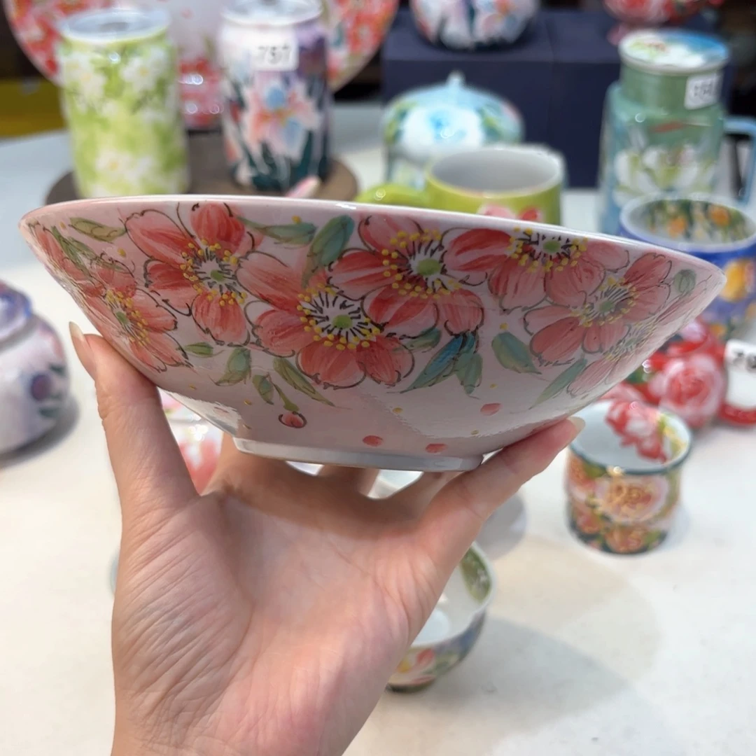 景德镇手绘高温釉下彩陶瓷茶具