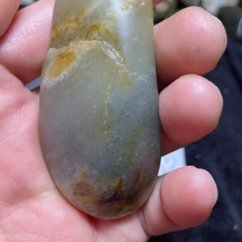 套链未镶嵌和田玉（糖玉）