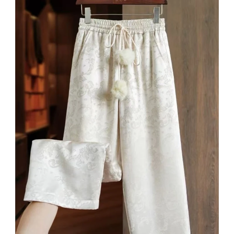 2025冬款新中式新款高端气质新中式裤子2025C5013媛媛蒂莎仓