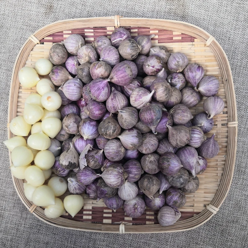 干蒜紫皮蒜新挖泡蒜小独蒜蒜独头大蒜1斤云南紫皮独头蒜
