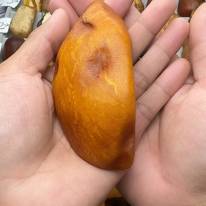 琥珀未镶嵌裸石天然蜜蜡吊坠