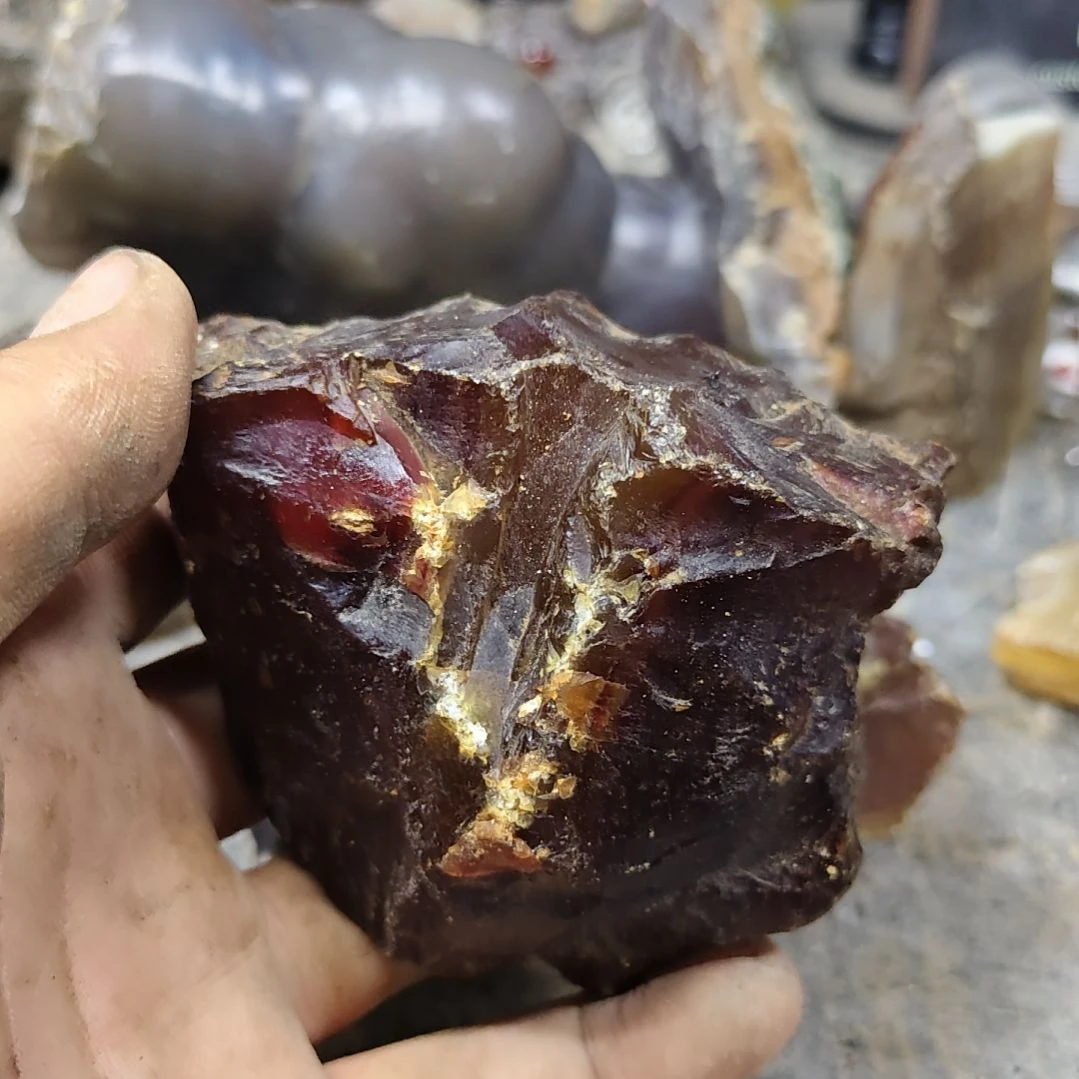 @***两玛瑙/玉髓原石未镶嵌