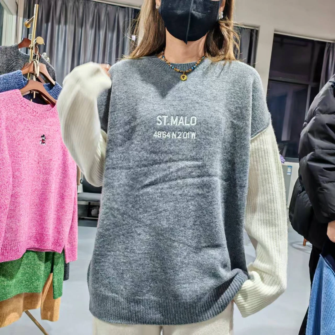 2024秋冬新款【炸总精选】纯羊绒休闲套头Y10773