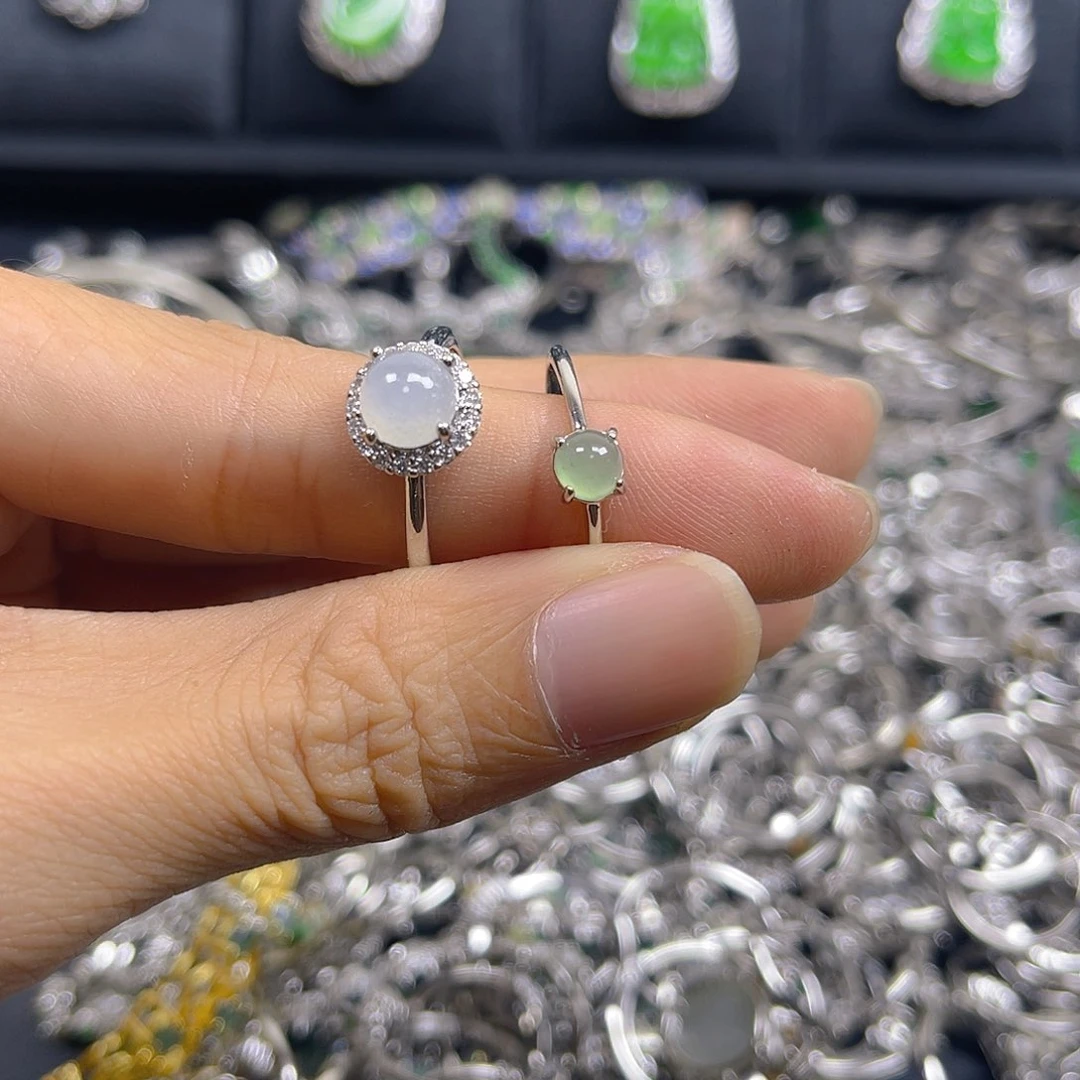 未镶嵌戒指翡翠天然A货