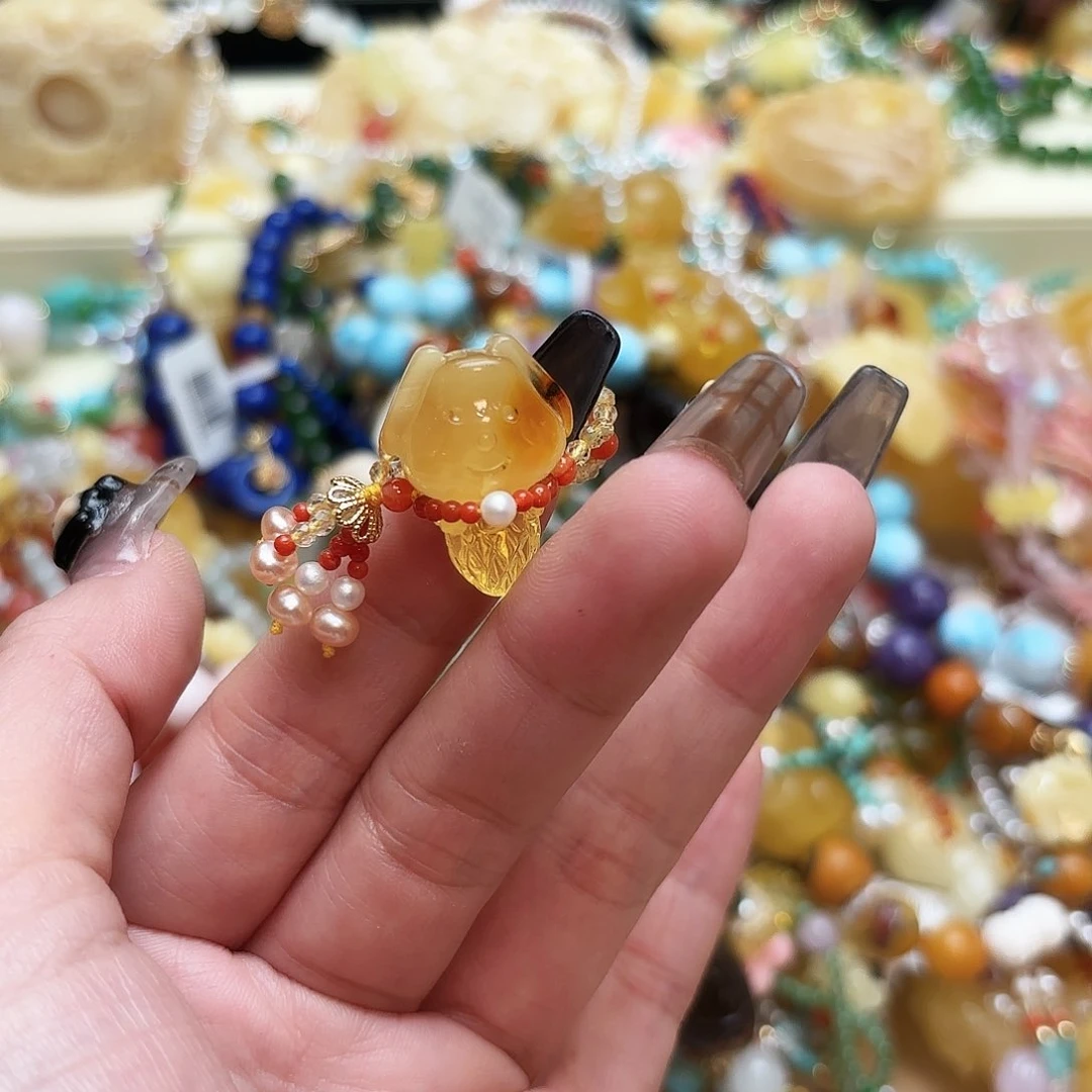 琥珀手链未镶嵌山*✨琥珀