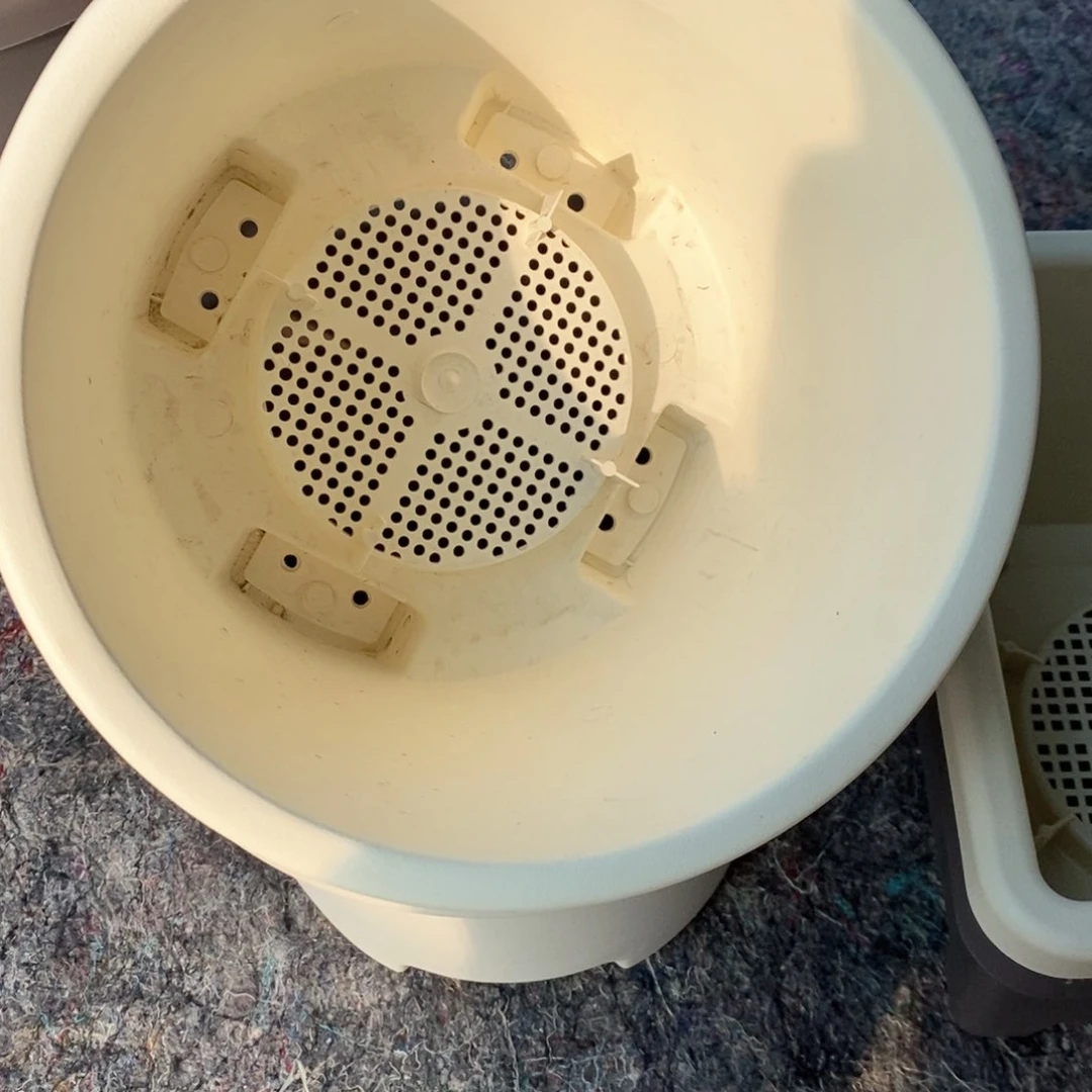 树脂4个26口米色圆球根无托