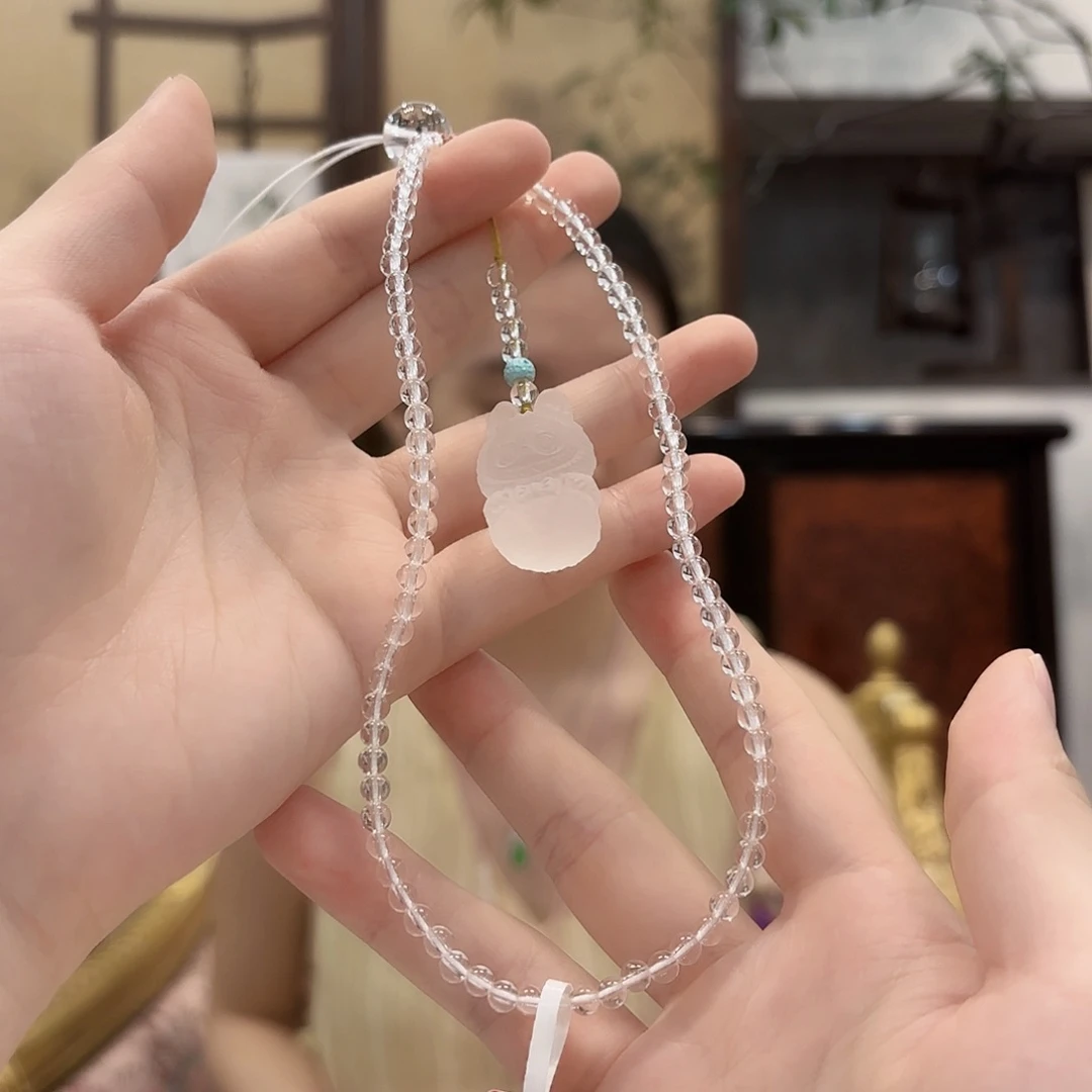 颈饰未镶嵌水晶挂件