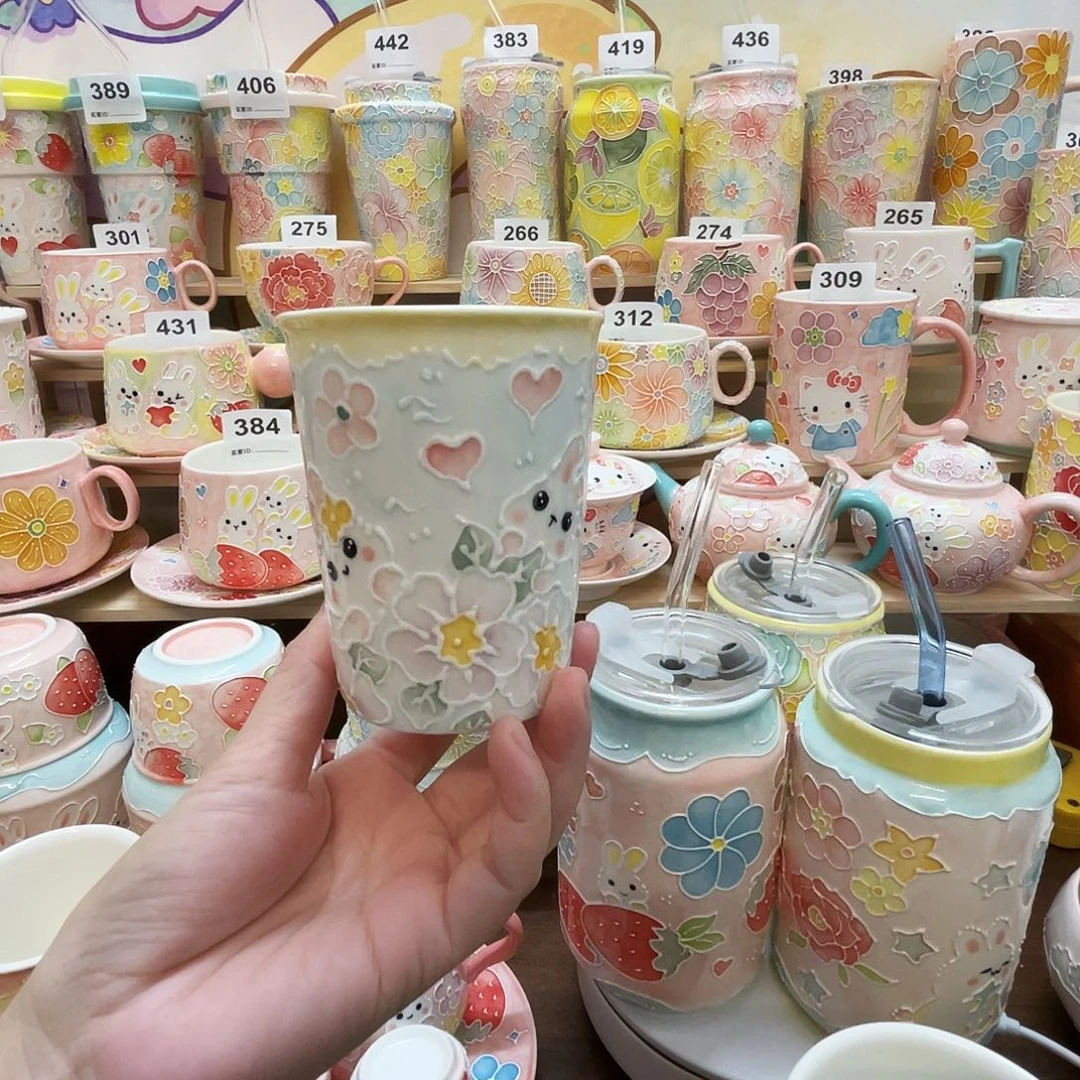 瓷片玉泥200毫升可乐杯