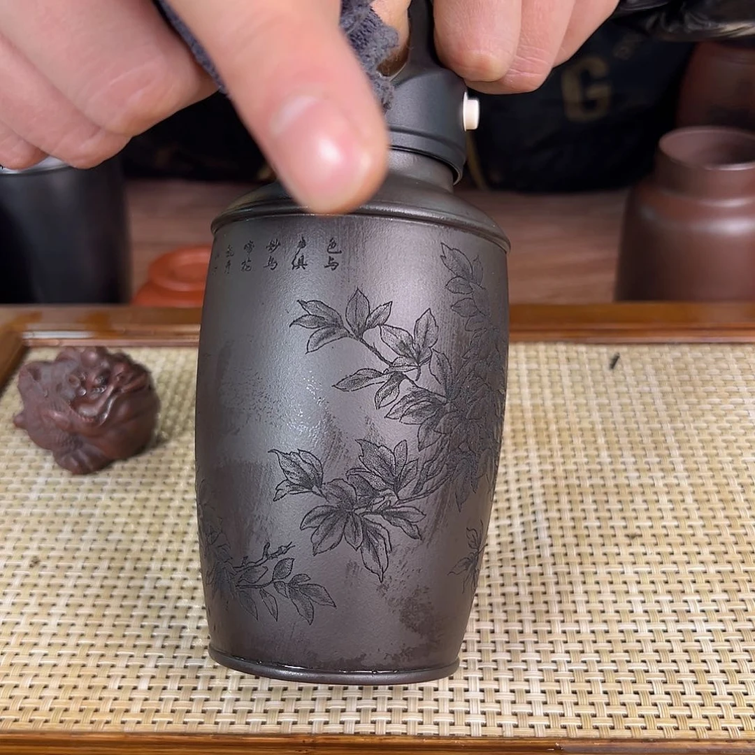 紫砂茶叶罐精品紫砂杯