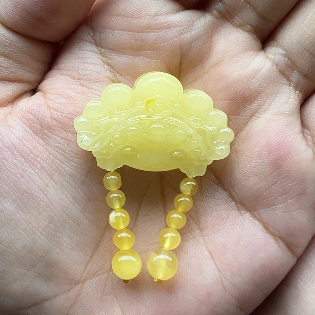 是***呀定制琥珀未镶嵌花旦