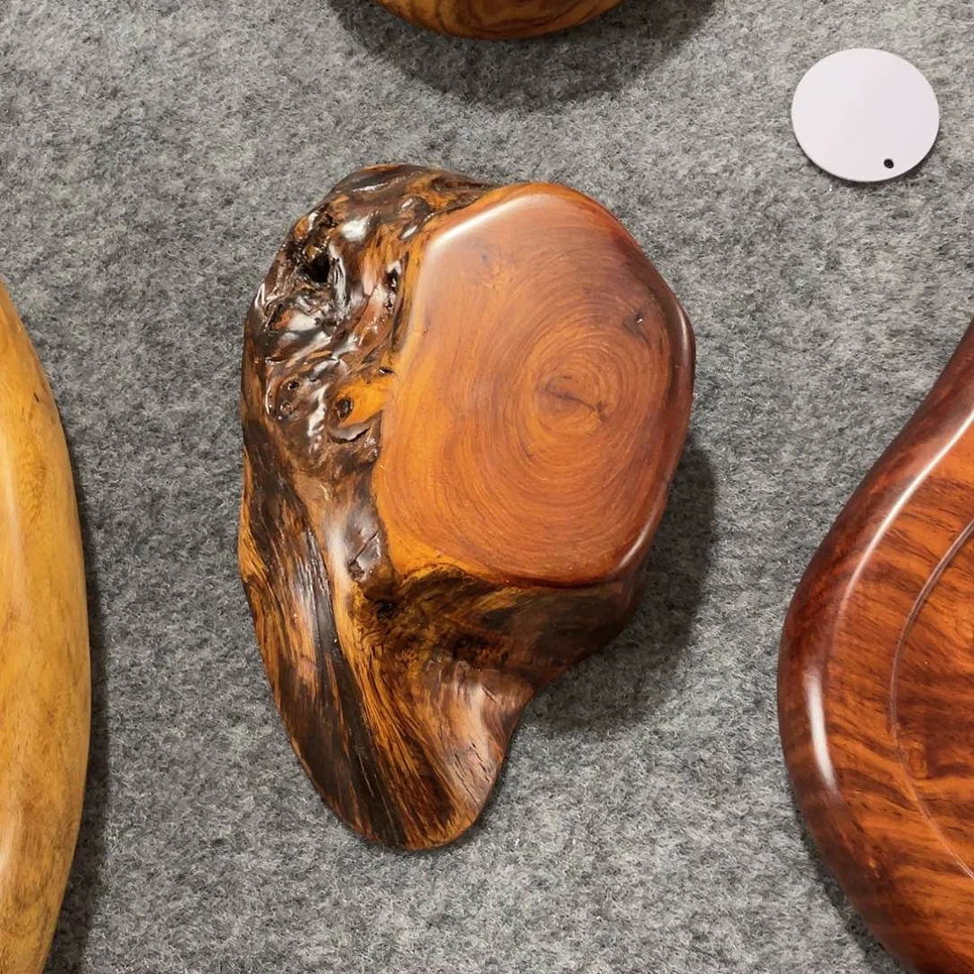 陌**笑花梨木实木随行底