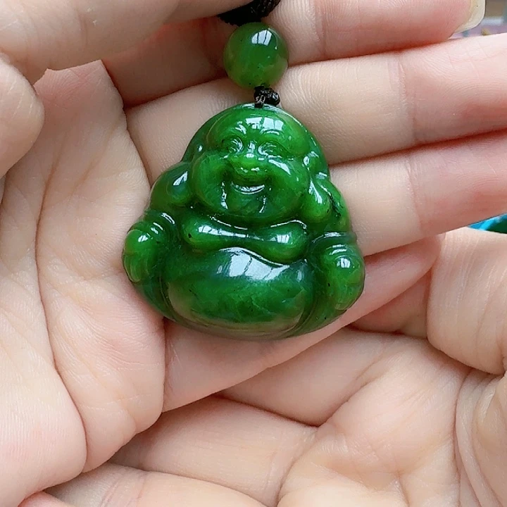 和田玉（碧玉）未镶嵌吊坠(不含链)