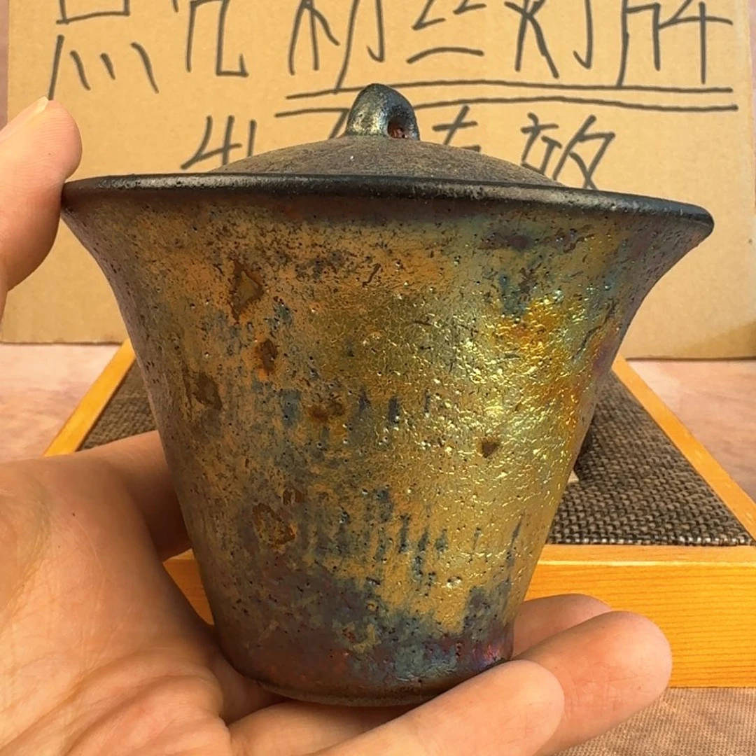 何*熹荥经黑砂炸福利盖碗29