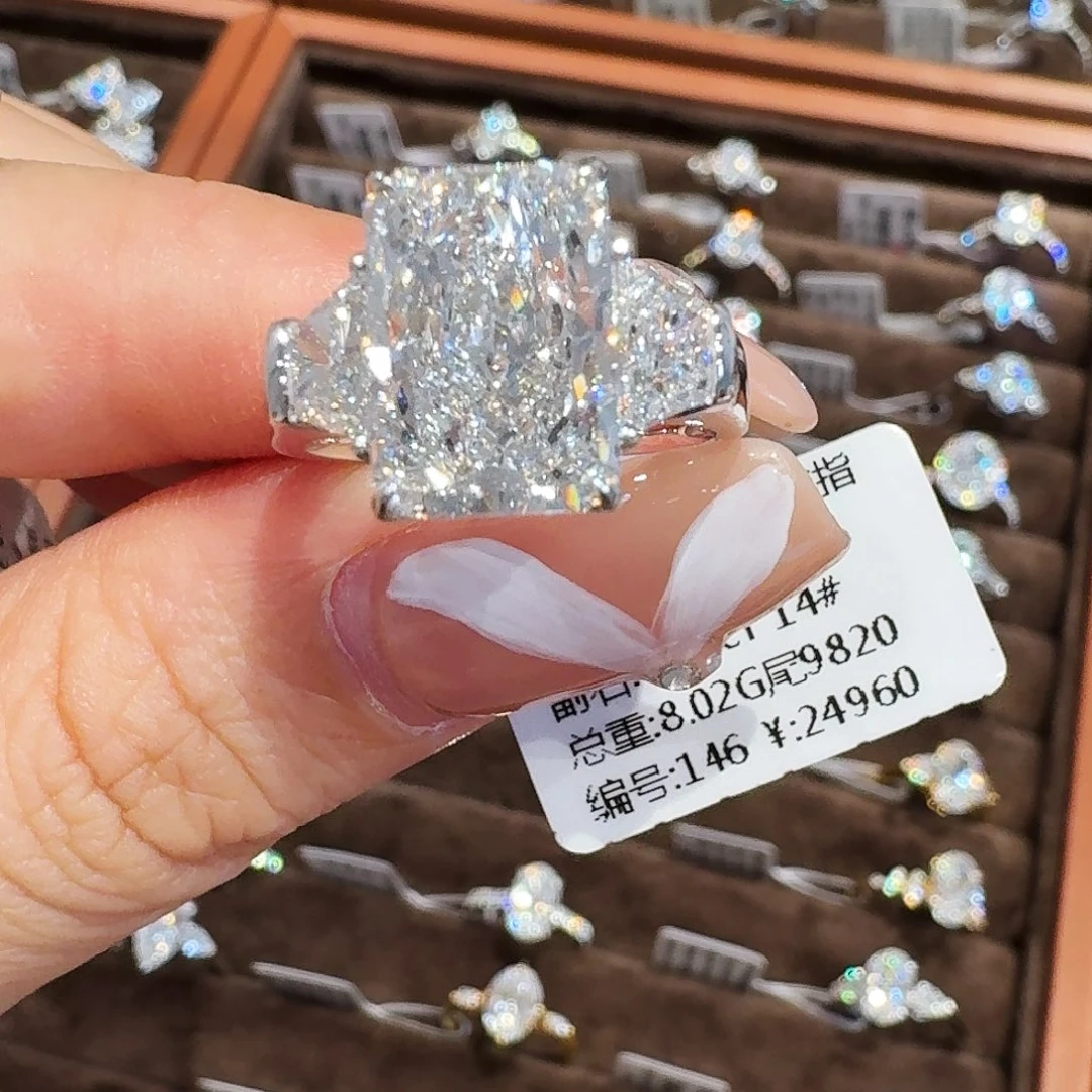 合成钻石铂Pt950镶嵌