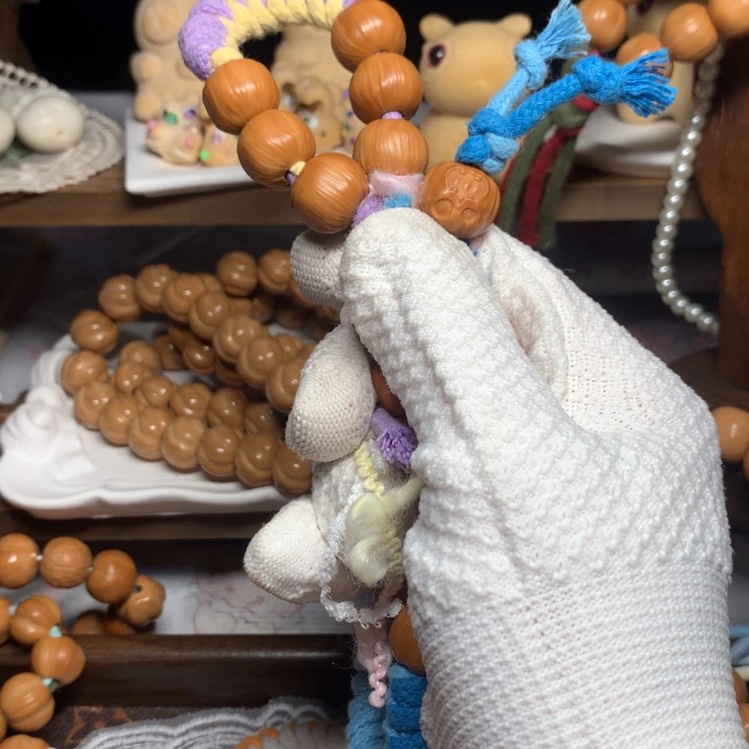 吊坠猴头核桃奶酪球手工雕刻