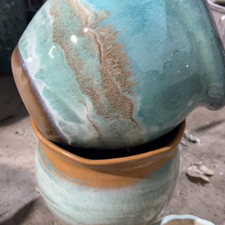 红陶瑕疵19-19两个