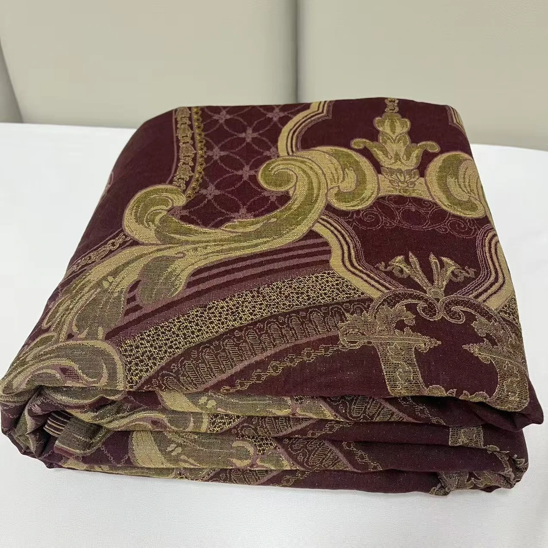 【鎏金女神被套】纯棉色织提花纽扣款被套