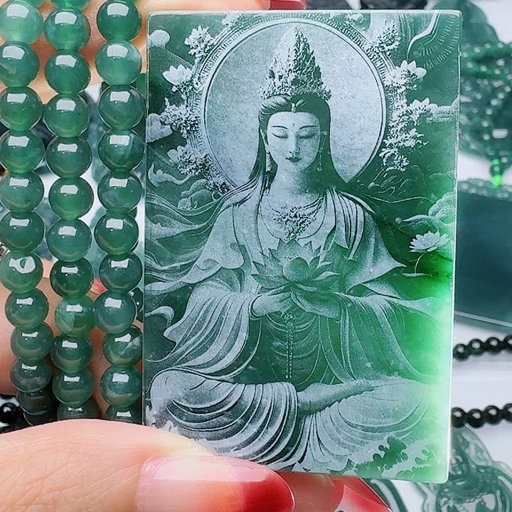 颈饰未镶嵌翡翠多样性发其一