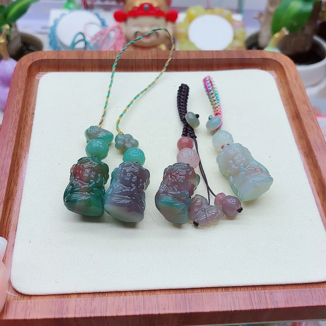 莫***人玛瑙/玉髓未镶嵌手链盐源3