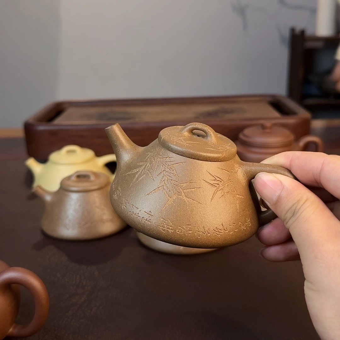 紫砂茶壶摄****城紫砂壶茶具手工制作