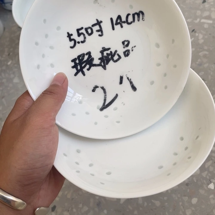 摆件景德镇高温细白瓷餐具