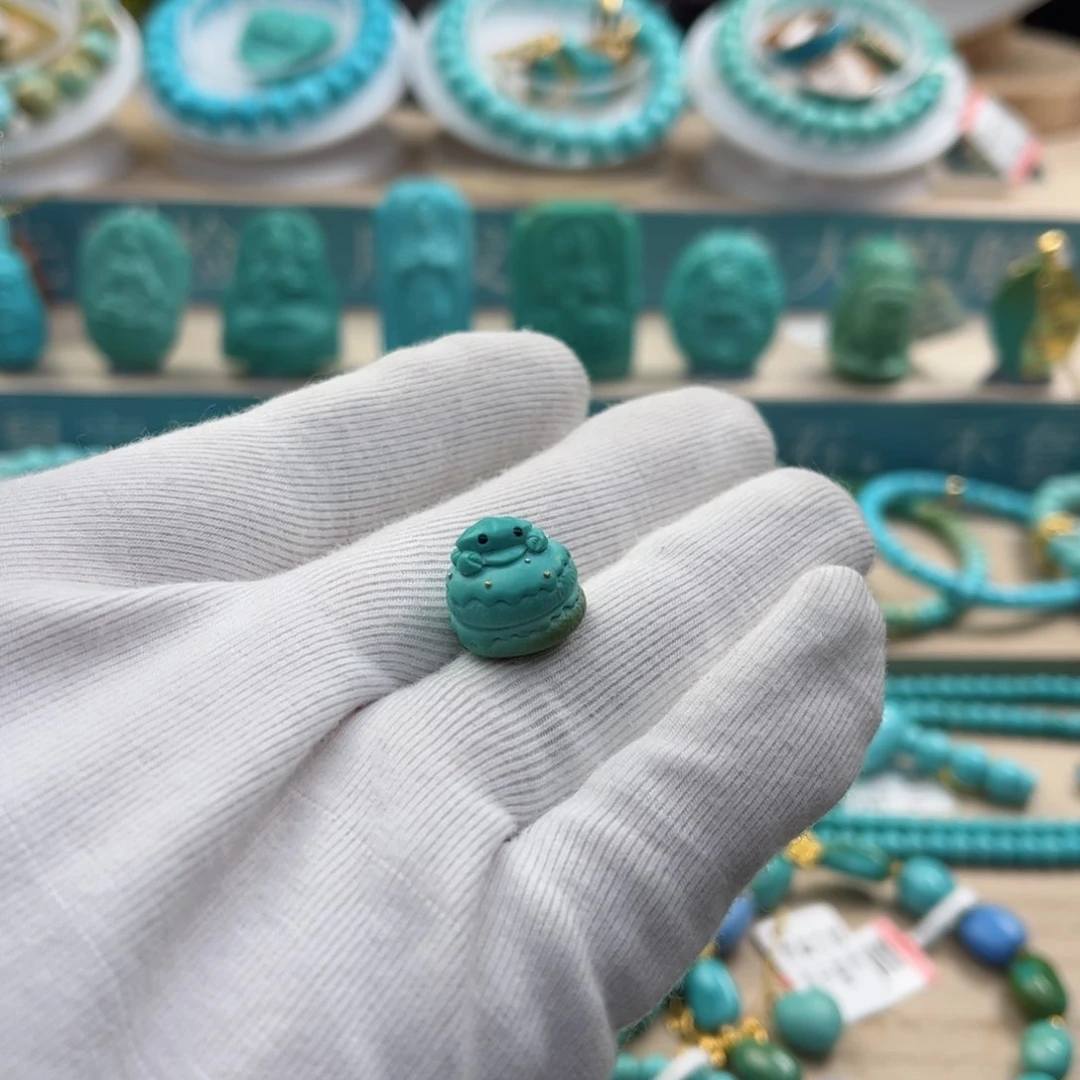 绿松石珠宝奇石未镶嵌