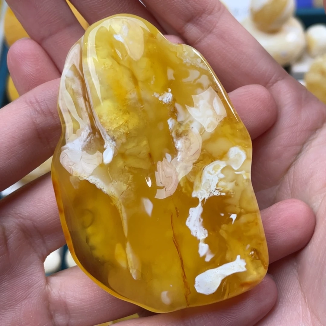 蜜蜡未镶嵌珠宝奇石微瑕