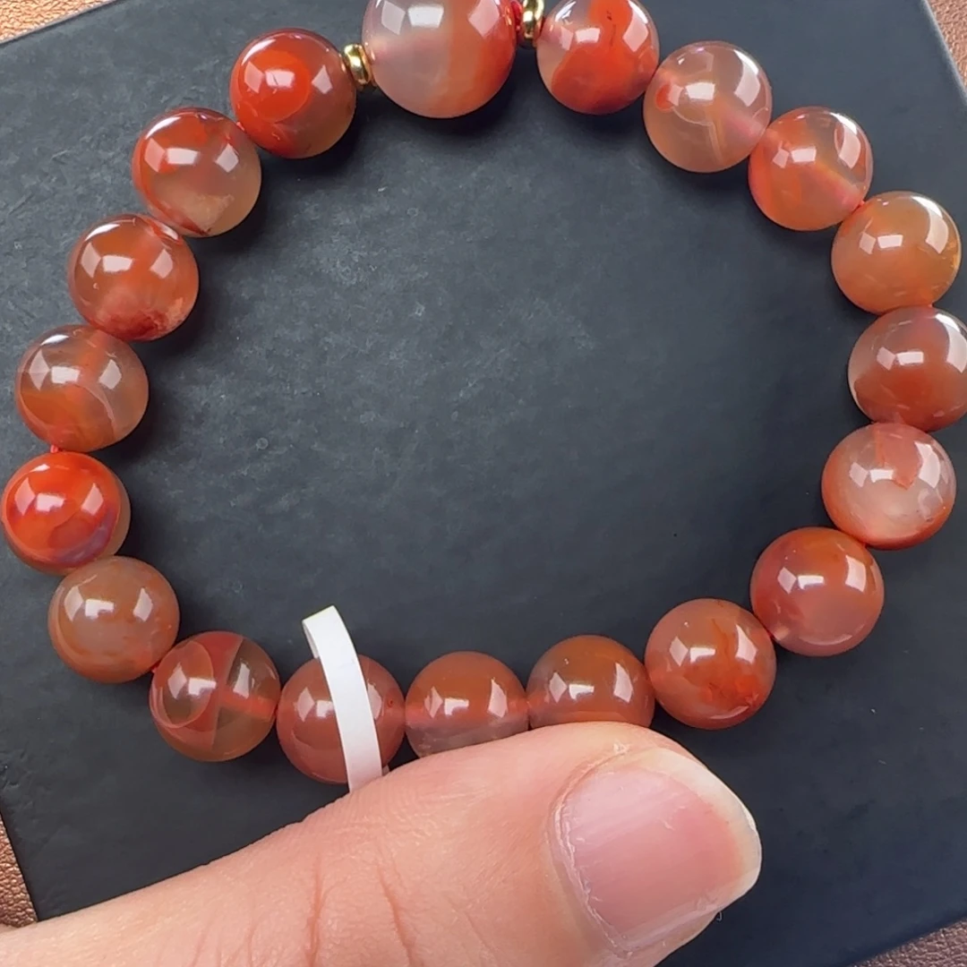 南红玛瑙未镶嵌手链