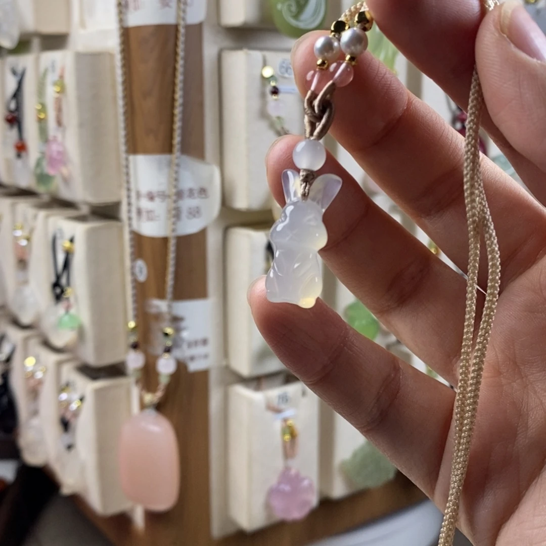 玛瑙/玉髓合金颈饰