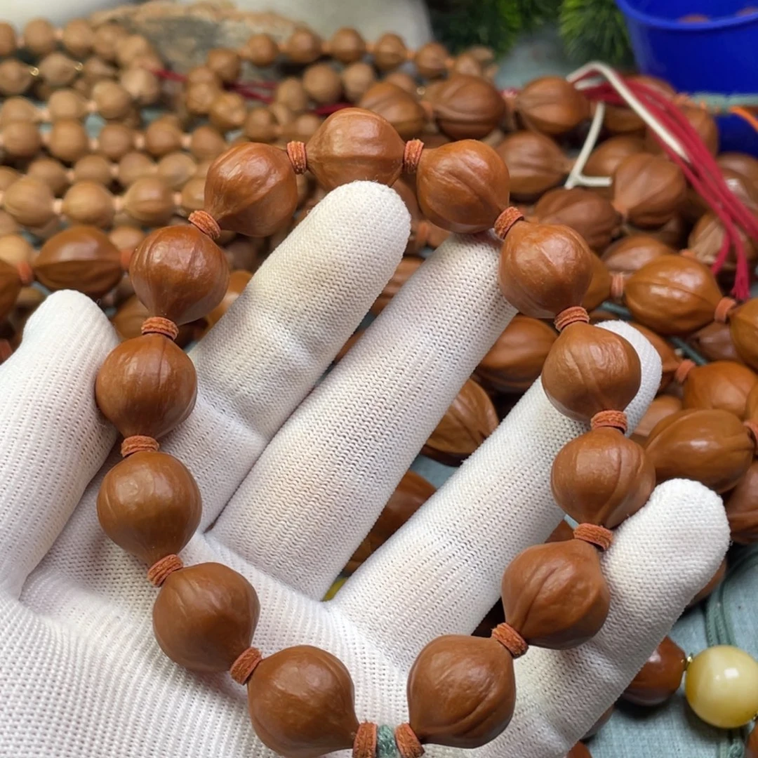 三***.手串/手链橄榄核16蜜桃➕三通