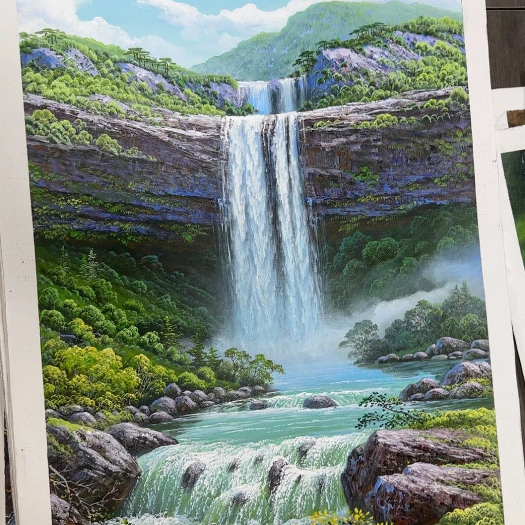 油画加油加油努力加油加油