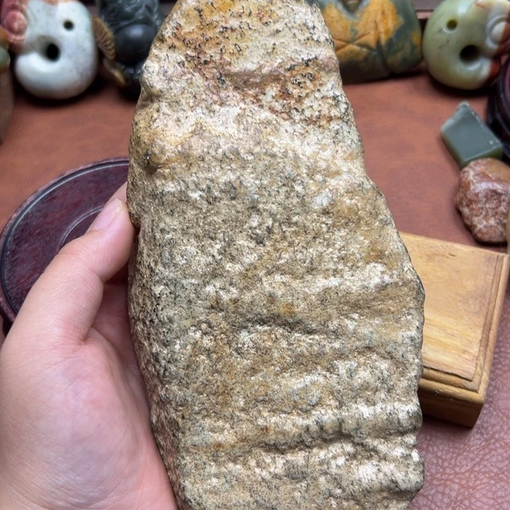 竹***6和田玉未镶嵌珠宝奇石