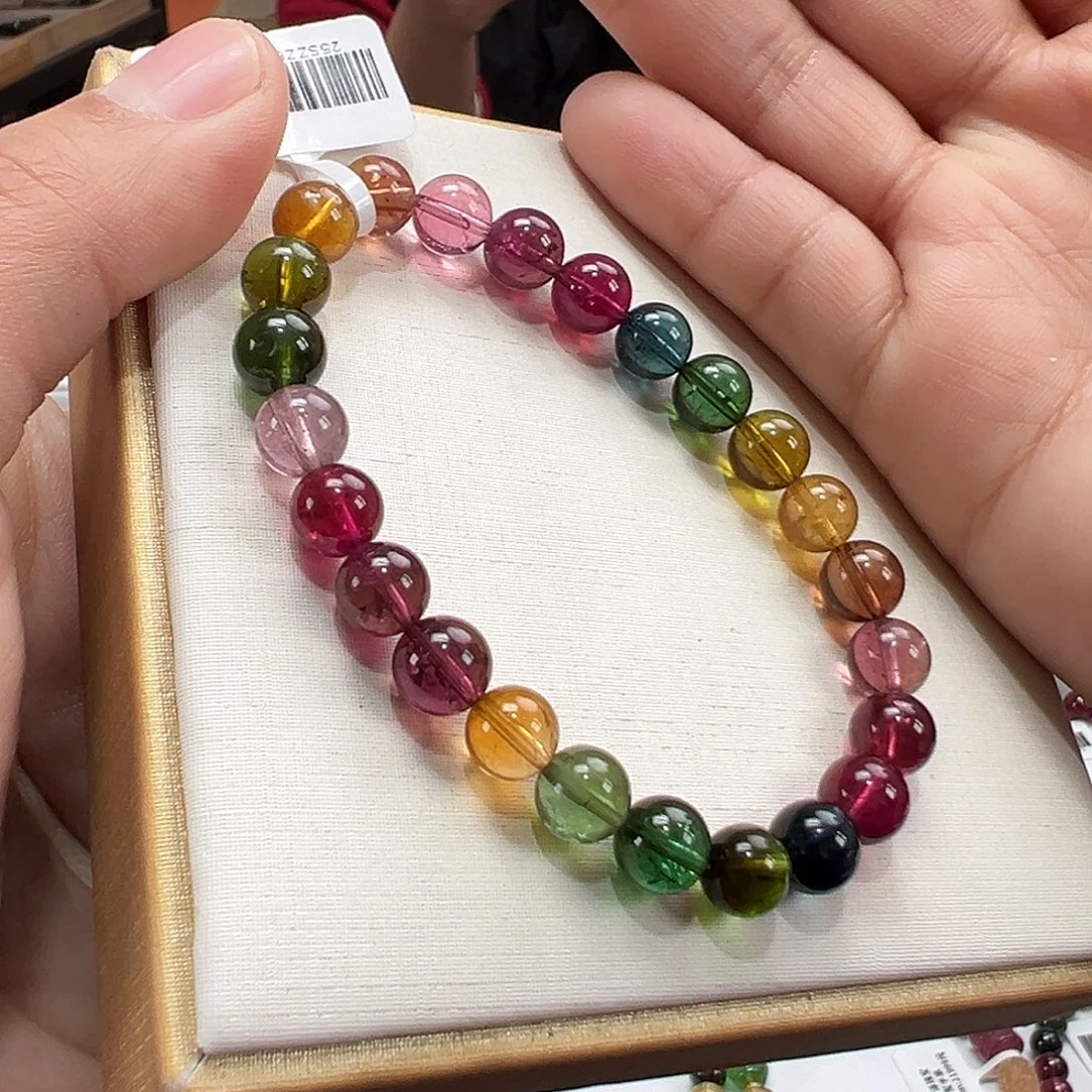 碧玺手串未镶嵌7.5mmmmmmm