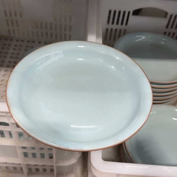 微瑕天青20尺寸餐盘