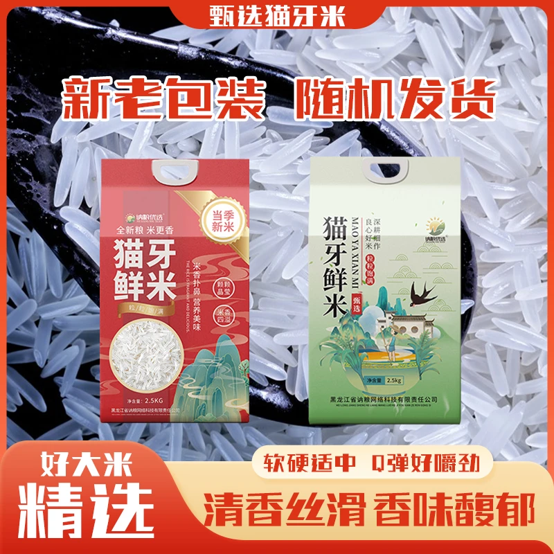 【2024新米 长粒米】5斤醇香猫牙米现磨现发软糯香甜籼米生态丝苗米