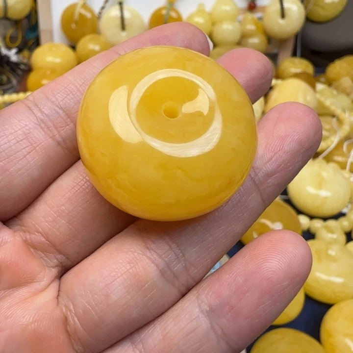 蜜蜡未镶嵌颈饰天然蜜蜡