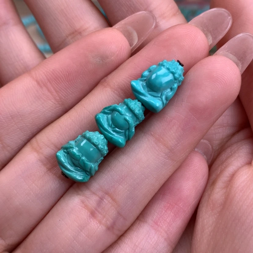 【闪购商品】绿松石雕刻未镶嵌