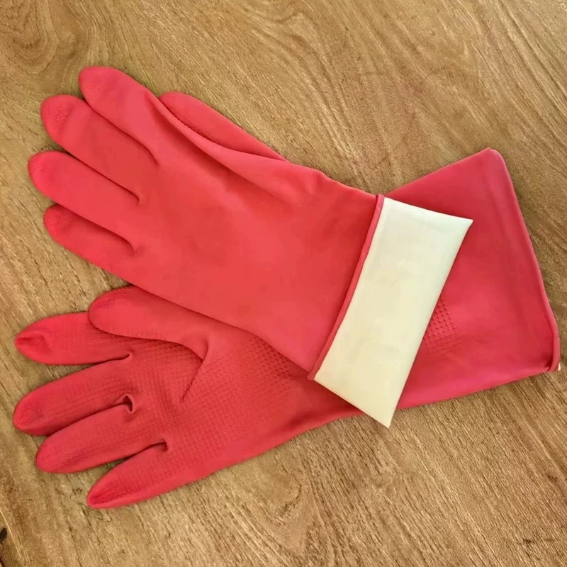 【优品】家务品牌高强度加绒乳胶手套