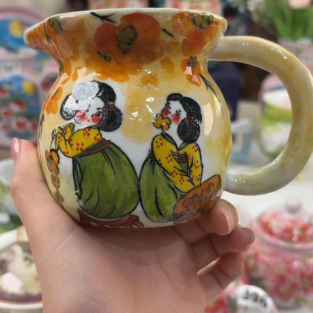 景德镇手绘高温釉下彩陶瓷茶具