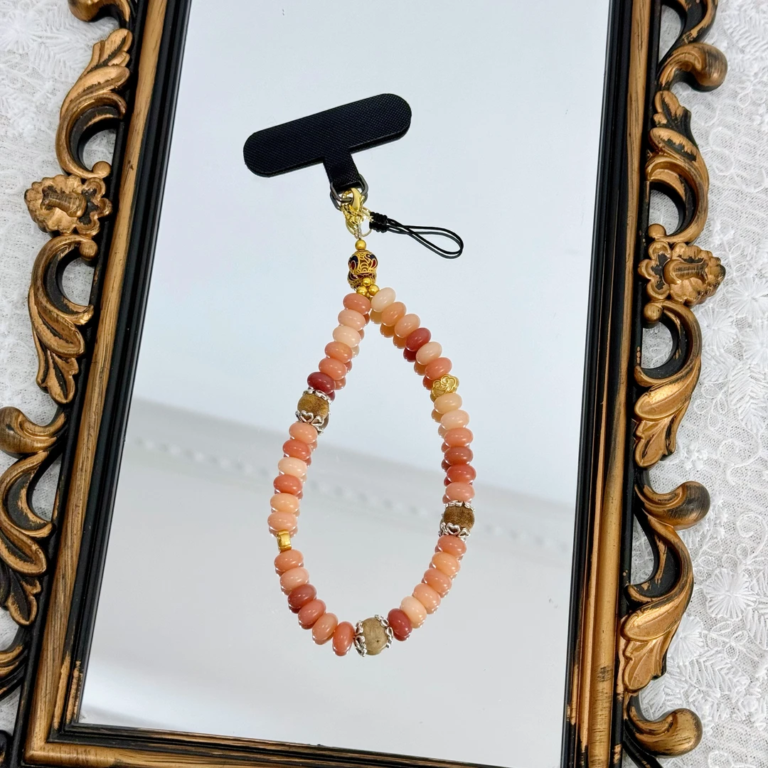 天秤欧版珍珠链条手机链条手机挂件/斜跨