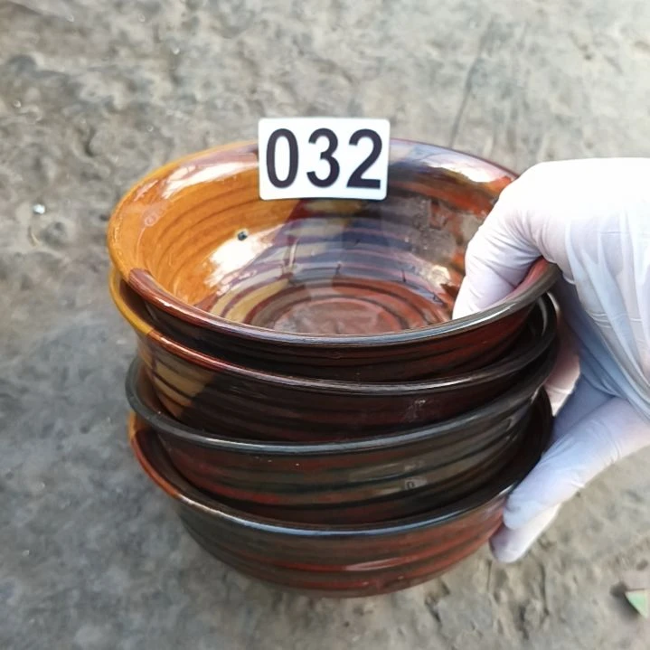 磁州窑五厂碗4只微瑕