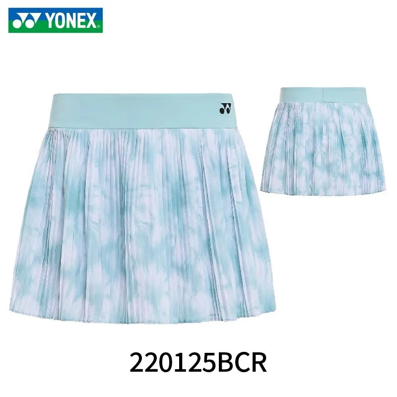 尤尼克斯YONEX25新品yy羽毛球短裙女款速干网球裙yy短裙220125BCR