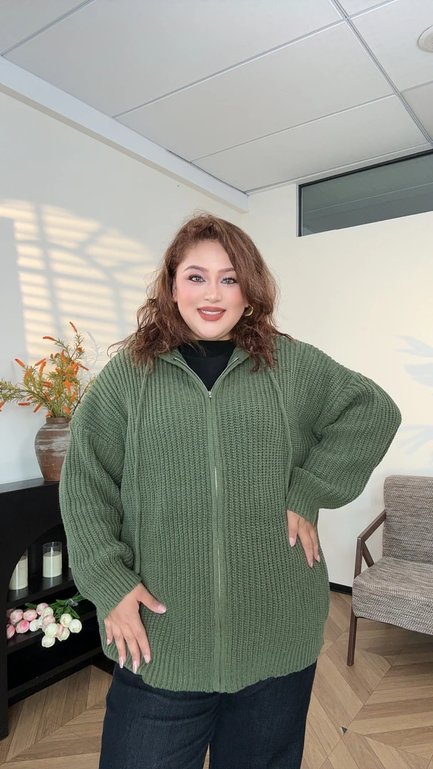 AHLIMA大码女装2025推荐款休闲风短款常规加厚休闲宽松冬季连帽